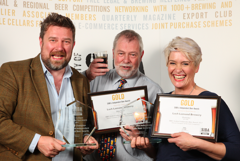 Loch Lomond sweep the board at SIBA Scotland Independent Beer Awards - SIBA  - The Voice Of British Brewing