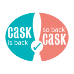 Cask is back logo no background