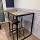 Square Bar Table and stool
