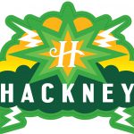 Hackney brewery keg sticker 75 x 100 mm